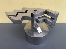 HEAVY MODERNIST ABSTRACT STEEL