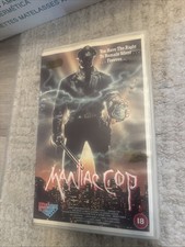 Maniac cop rental vhs big - maniac, ex