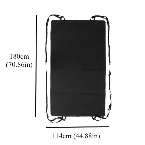 Van rear barn door awning - van,