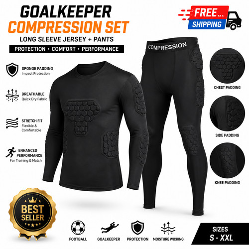Men padded goalkeeper - padded,