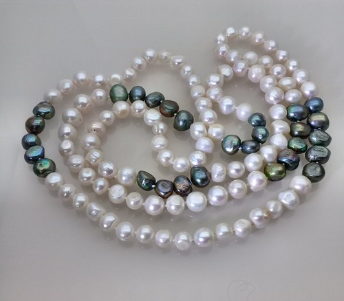 Beautiful baroque pearl long - beautiful,