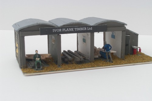 Scale model timber yard - scale,