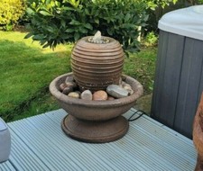STONE PATIO WATER FOUNTAIN