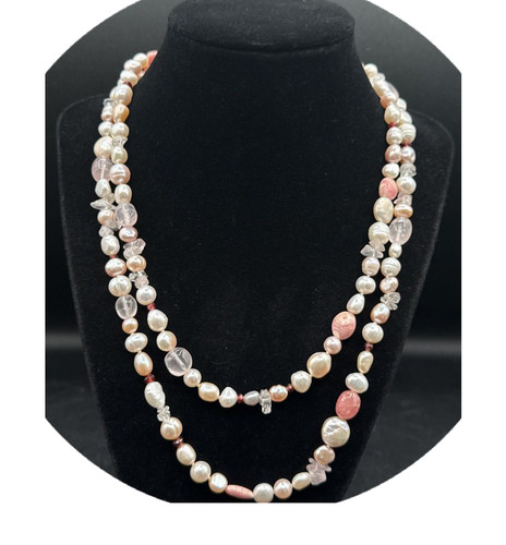 Honora pearl rose - pearl, quartz