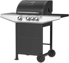 Cookology Freestanding Outdoor Garden Gas BBQ 3+1 Automatic Ignition Dials