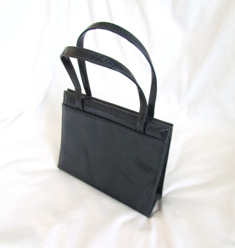 Vintage pvc navy blue - vintage, hand