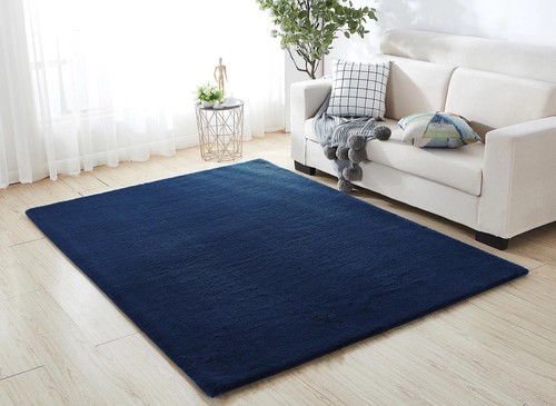 Luxurious faux fur rabbit rug - luxurious,