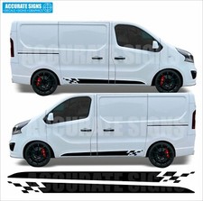 Stickers for Vauxhall Vivaro Sport Trafic side stripes Decals Vinyl Graphics