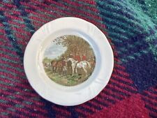 Royal Worcester Palissy Petite Plate Collection Hunting Scene Vintage Porcelain