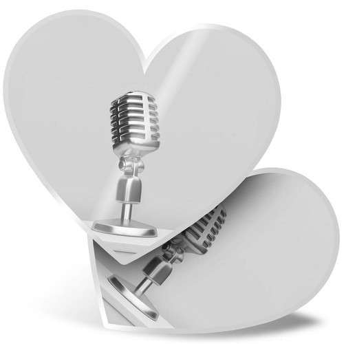 Heart stickers bw - x,