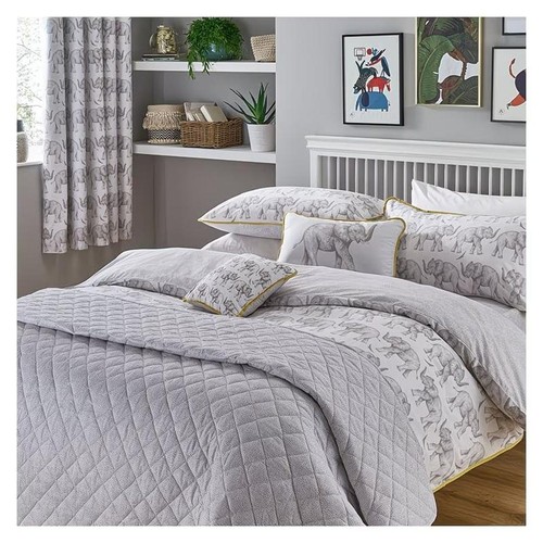 Elephant print duvet cover - print,