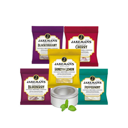 Jakemans lozenges flavours - jakemans, x