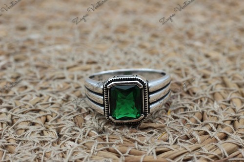 Natural green emerald - green,