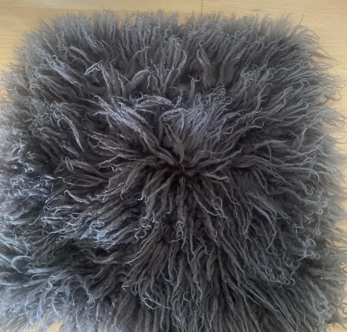 Sheepskin cushion cover - sheepskin,