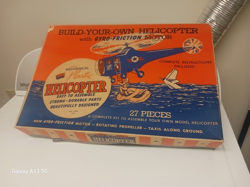 Vintage irwin 1953 helicopter - vintage,