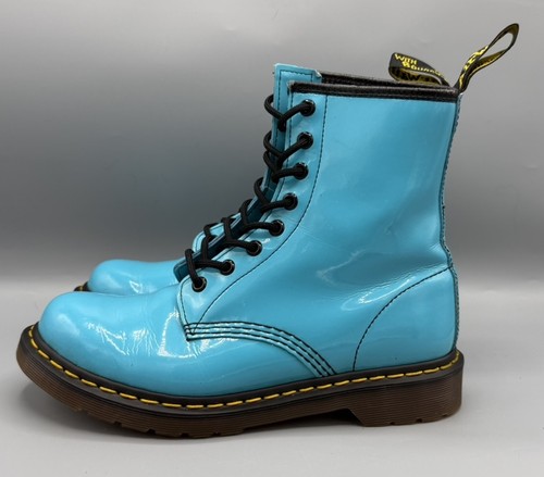 Martens 1460 blue patent - martens,