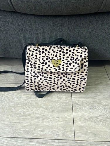 Top shop beige black - top, leopard