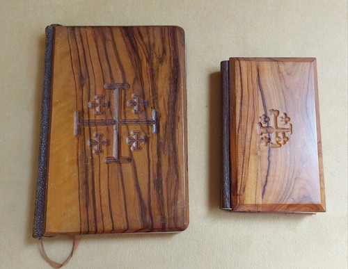 Vintage olive wood covered new - olive,