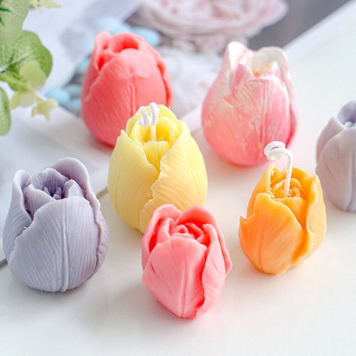 Tulip silicone candle mould - silicone,