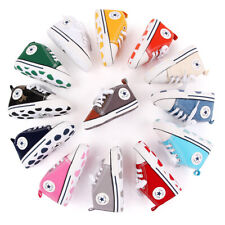 Newborn Baby Canvas Pram Shoes