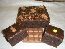 Home made chocolate fudge - made,