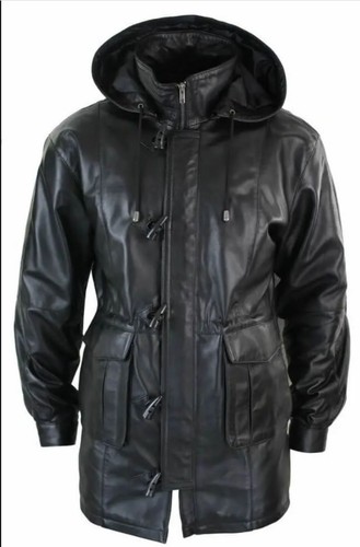 Men hooded winter long coat - hooded,