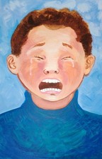 Vtg Acrylic Expressionist