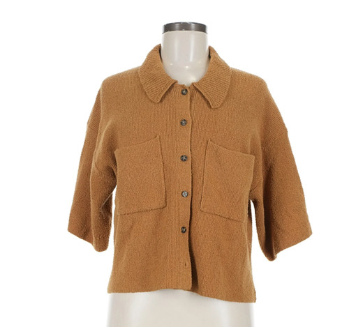 Madewell toffee polo sweater - toffee,