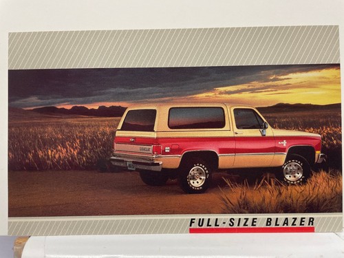 Chevrolet full size blazer - full-size,
