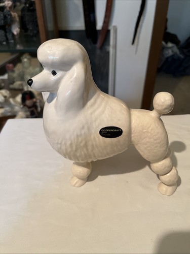 Standard poodle dog figurine - poodle,