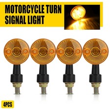 4pcs Amber Motorcycle Turn
