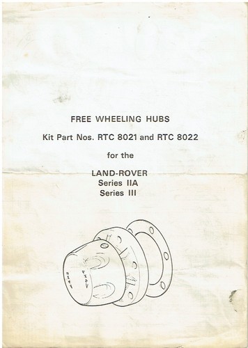 Land rover s2a rtc8021 - land, rtc8021/8022
