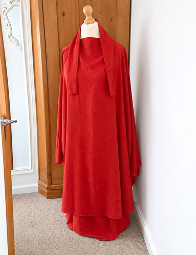 Burnt orange khimar women - khimar, women’s