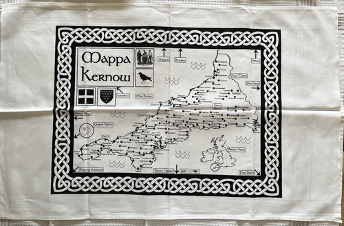 Mappa kernow tea towel - mappa,
