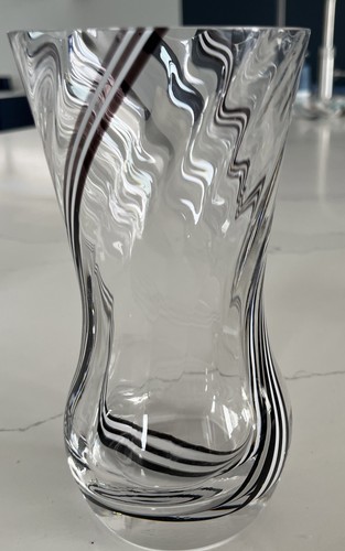 Caithness glass style - glass, vase