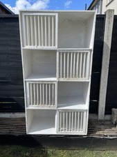 Block Of 4 Pigeon Breeding Boxes And 4 Nest Bowls
