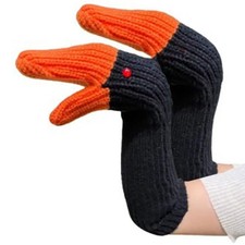 🦢🦢Long Swan Gloves Funny Knitted Goose Gloves Warm Cycling