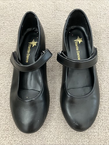 Black tap dance shoes - tap, child