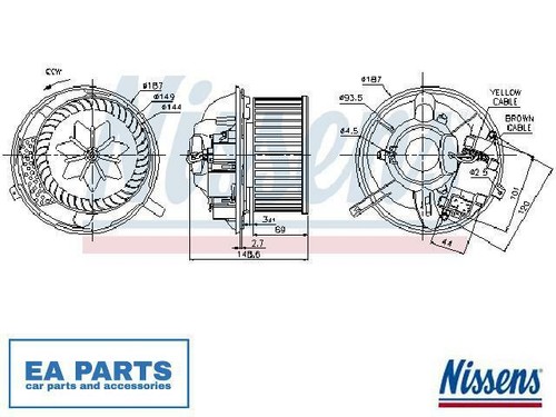 Interior blower for beetle - vw,