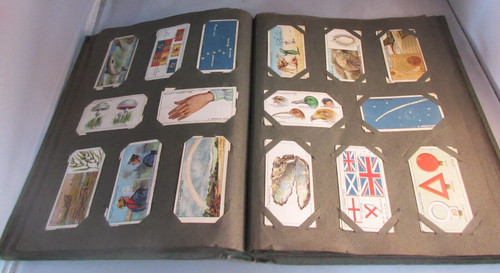Cigarette card album - cigarette,