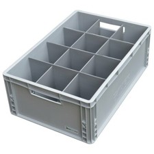 Glassware Storage Crates for