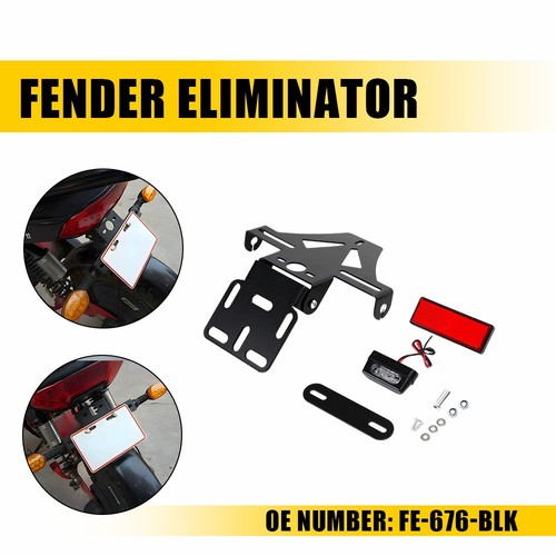 Motorbike number plate bracket - plate,