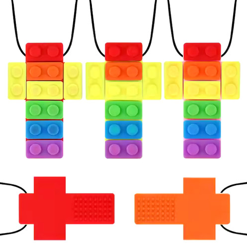 Sensory chew necklace - necklace, building