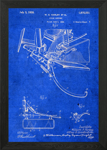 Harley motorcycle patent - harley, 2