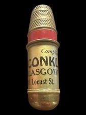 Vintage Brass Sewing Kit