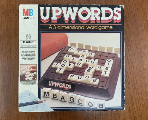 Upwords boardgame 1983 - upwords, mb