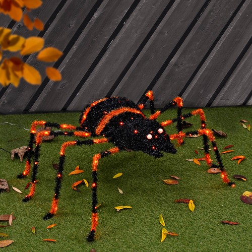 Large led spider decoration - large,