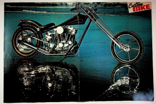 Custom bike 1976 magazine - custom, ad