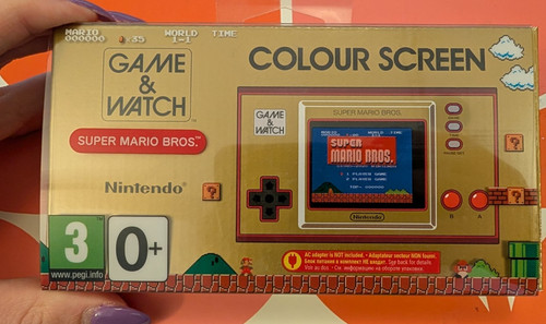 Game watch super - &, mario
