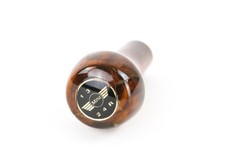 CLASSIC ROVER MINI COOPER S MPI BURR WALNUT GEAR KNOB TRIM WINGS BADGE